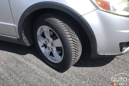 The 2010 Suzuki 4X2 2010 with Hankook's new Kinergy 4S2 tires